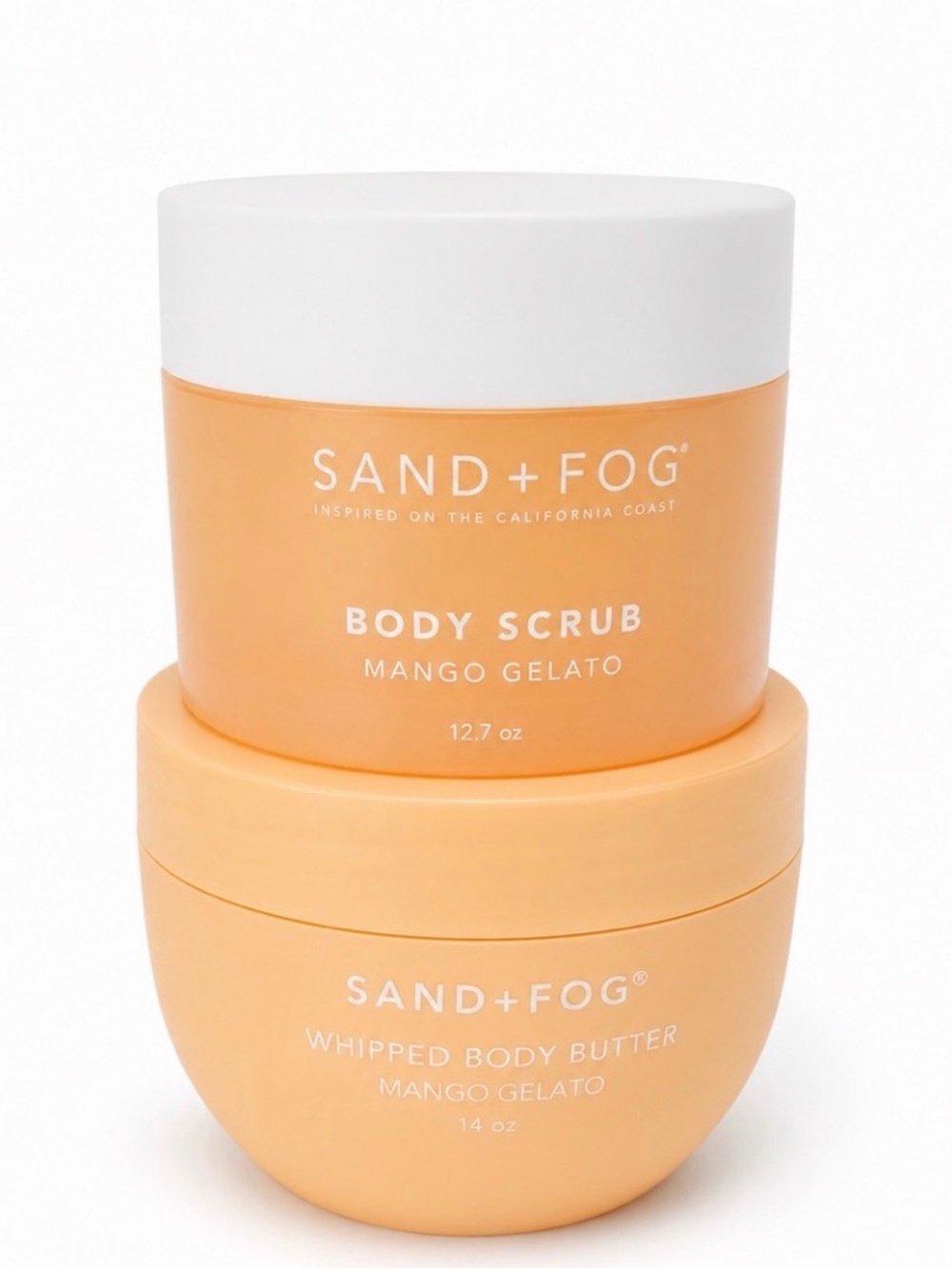 Sand + Fog Mango Gelato Body Scrub & Whipped Body Butter NWOT